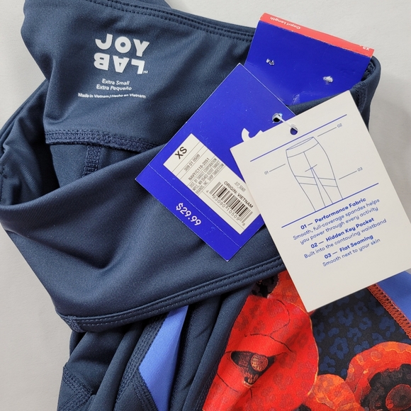 NWT Joy Lab poppy leggings - extra small - Picture 5 of 6